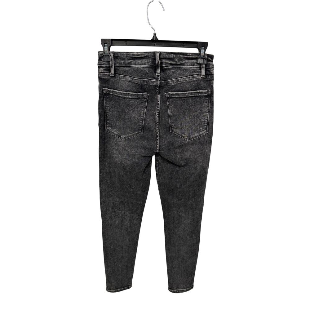 FRAME DENIM New Le One High Waist Gray Washed Crop Skinny Jeans // 1 - Picture 7 of 9